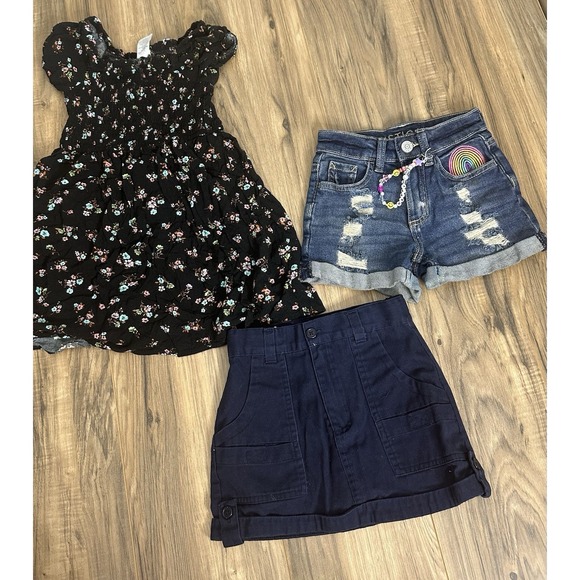 Other - Girls Summer Clothes Lot of 3 Shorts‎ And A Dress Size 6
